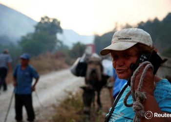 Orë dramatike në Delvinë, Reuters sjell imazhe nga lufta me zjarrin (FOTO)