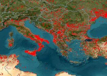 Zjarret skuqin Mesdheun, NASA publikon hartën satelitore: Shqipëria mes vatrave aktive