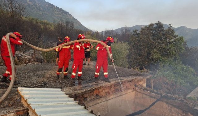 Zjarri në Delvinë, Ministria e Mbrojtjes: Angazhohen edhe 62 efektivë të Këmbësorisë së Gjirokastrës