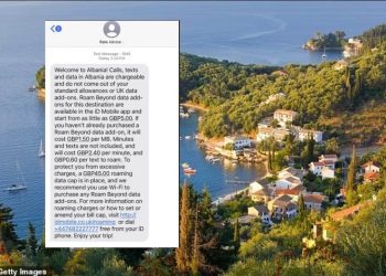 “Mirësevini në Shqipëri”, SMS-ja që u kushtoi qindra paund britanikëve në Korfuz