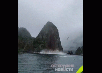 Video/ Tërmeti shkatërrues, publikohen pamjet si shkërmoqen shkëmbinjtë në Gadishullin  Kamchatka