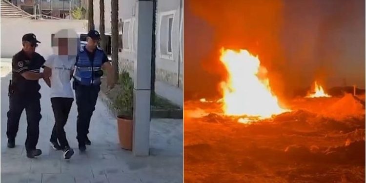 I vuri flakën mbeturinave në Jallë të Nartës, arrest me burg për 38-vjeçarin
