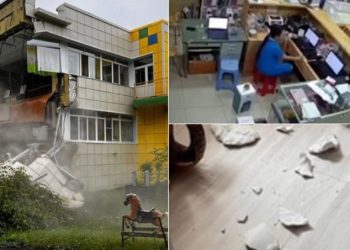 Njerëz të dalin të tmerruar nga banesat, publikohen pamjet e tërmetit shkatërrues në Rusi