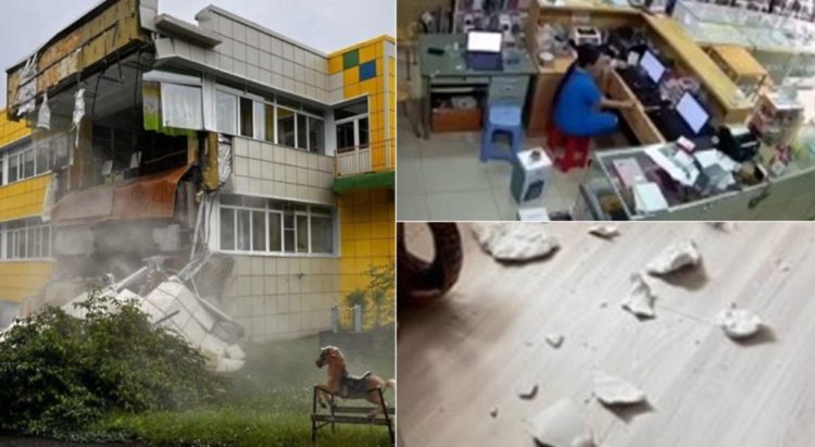 Njerëz të dalin të tmerruar nga banesat, publikohen pamjet e tërmetit shkatërrues në Rusi