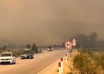 Zjarret në Delvinë/ Devijohet përkohësisht trafiku në drejtim të Qafës së Muzinës