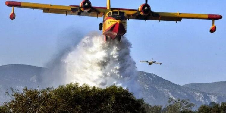 Vijon zjarri në pyllin e Drenovës, flakët nuk shuhen as me helikopter