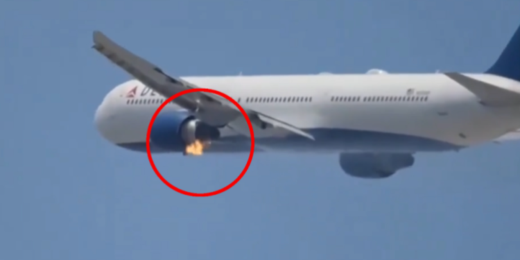 VIDEO/ Motori shpërtheu në flakë gjatë ngritjes, avion me 300 persona bën ulje emergjente në Los Angeles