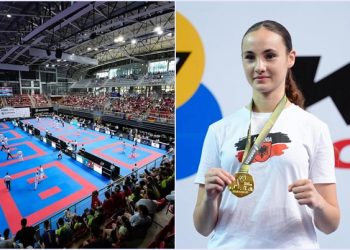 Shqipëria me medalje ari në karate, Amanda Dedej fiton ndaj kundërshtares serbe