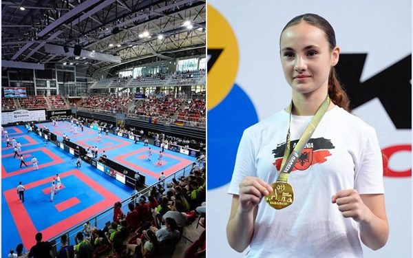 Shqipëria me medalje ari në karate, Amanda Dedej fiton ndaj kundërshtares serbe