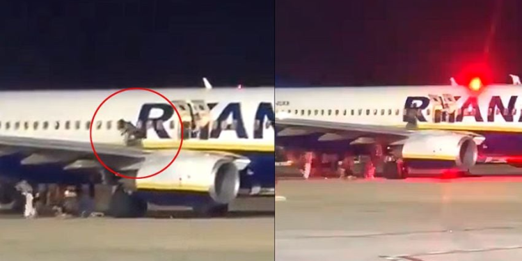 VIDEO / Kaos para fluturimit, pasagjerët hidhen nga krahët e avionit të “Ryanair”