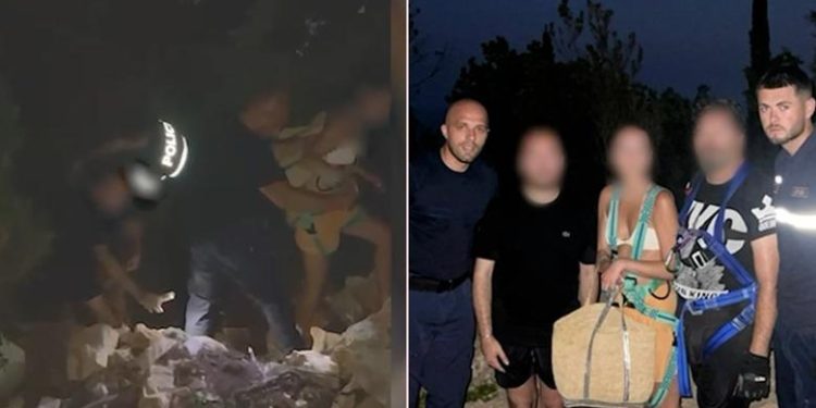 Policia në Himarë shpëton tre turistë të huaj të bllokuar në plazhin e Akuariumit