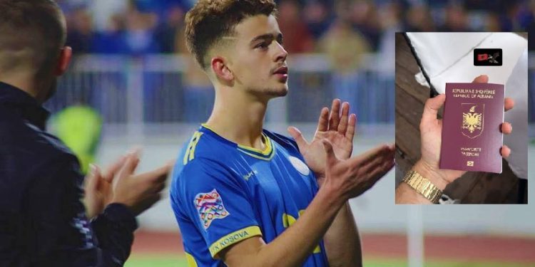 Sulmuesi i Kosovës krenar për marrjen e pasaportës shqiptare, e shfaq në rrjetet sociale dhe e shoqëron me himnin shqiptar