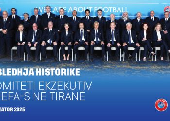 Komiteti Ekzekutiv i UEFA-s zhvillon në shtator mbledhjen e radhës në Tiranë, moment historik për Shqipërinë