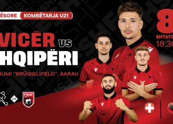 Shqipëria U-21, miqësore me Zvicrën U-21 më 8 shtator