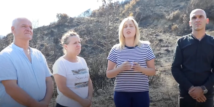 Zjarret në Delvinë, deputetja e PD kërkon dëmshpërblim për banorët në Vergo (VIDEO)