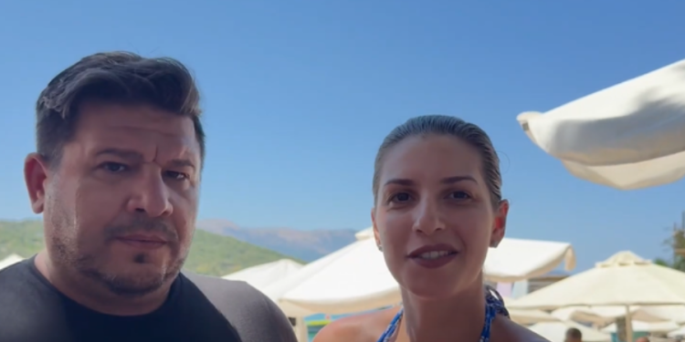 Shqiptari nuk harron rrënjët, prej 8 vitesh bën pushime në jug me gruan izraelite dhe 4 fëmijët: Në pëlqen shumë Ksamili, Borshi dhe Dhërmiu (VIDEO)