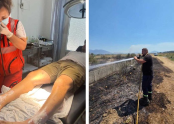 Shkoi të ndihmonte kolegët, pëson djegie komandanti i zjarrfikësve në Delvinë