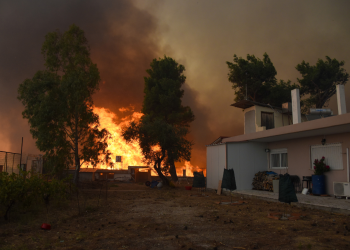 Frikë dhe kaos në Greqi, zjarr i frikshëm në Patra