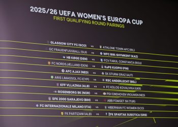 UEFA Women’s Europa Cup, Vllaznia dhe Partizani mësojnë kundërshtaret e raundit të parë kualifikues
