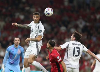 LIVE/ 20 minuta nga fundi, nuk ndryshon rezultati në Shqipëri-Letoni (VIDEO)