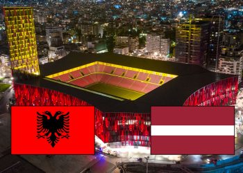 Më të mirët në fushë, formacioni zyrtar i Shqipërisë ndaj Letonisë
