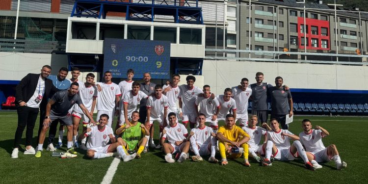 UEFA Youth League/ Skënderbeu U-19 një hap larg raundit të dytë, fiton në transfertë ndaj Inter Escaldes 10-0