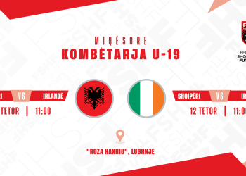Shqipëria U-19 zyrtarizon dy miqësore kundër Irlandës, testet e fundit përpara kualifikueseve të Europianit