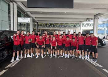 Kombëtarja shqiptare U-21 mbërrin në Aarau për miqësoren ndaj Zvicrës