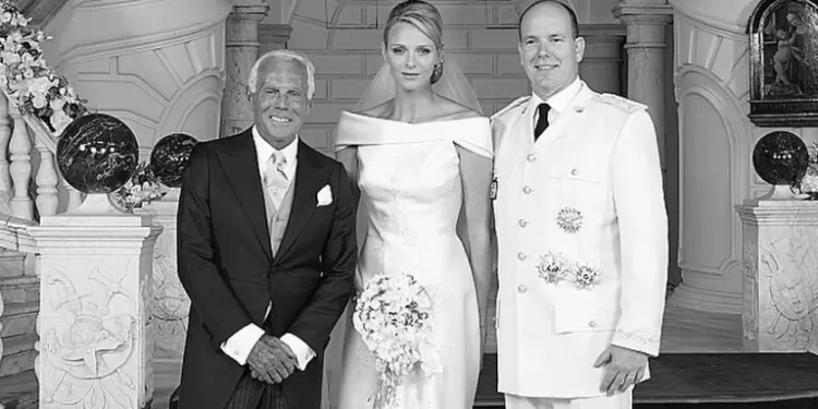 Giorgio Armani dizenjoi edhe fustanin e nusërisë së Princeshës Charlene, çfarë shkroi ajo për të