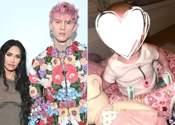 MGK ndan foto të rrallë të vajzës së tij të vogël, Saga Blade