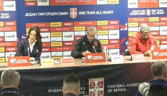 LIVE/ Ndeshja me Serbinë, Sylvinho në konferencë për shtyp