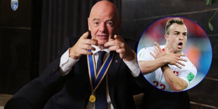 Infantino i sinqertë: Nëse FIFA do e pranonte më herët, Shaqiri do luante për Kosovën