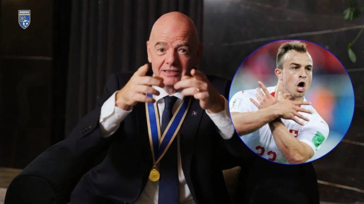 Infantino i sinqertë: Nëse FIFA do e pranonte më herët, Shaqiri do luante për Kosovën