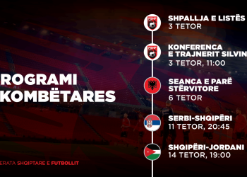 Ndeshjet ndaj Serbisë & Jordanisë, programi i Kombëtares nga shpallja e listës te stërvitja e parë