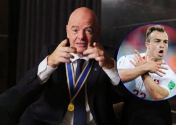 Infantino i sinqertë: Nëse FIFA do e pranonte më herët, Shaqiri do luante për Kosovën