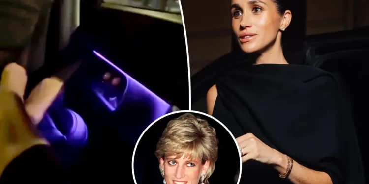 “E papërshtatshme!”/ Meghan Markle filmon veten me këmbët lart në tunelin e tragjedisë së Dianës