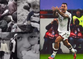 VIDEO/ Goli historik ndaj Serbisë, dedikim prekës i Rey Manaj: Kjo fitore është për ta