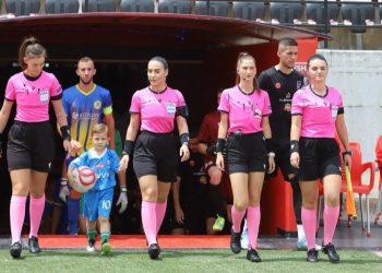 Emanuela Rusta & tre arbitre të tjera shqiptare vendosin drejtësi në UEFA Women’s Europa Cup