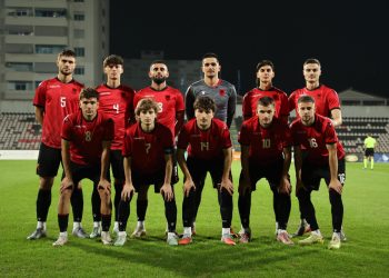 Kombëtarja U-21 fiton 2-0 ndaj Ukrainës në “Elbasan Arena”, vendosin golat e Rashicës & Kotes