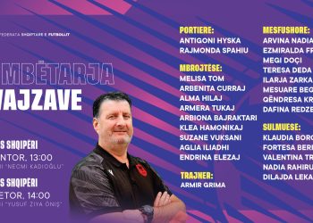 Miqësoret kundër Turqisë/ Trajneri Grima grumbullon 24 futbolliste, pesë risi në listën kuqezi