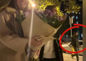 Leo Messi përfshihet në momentin e lumtur të një çifti në Barcelonë, videoja që po bën xhiron e rrjetit