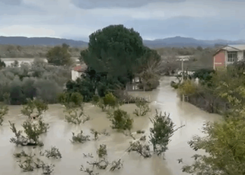 Niveli i ujit në Vjosë mbetet i lartë, rrezik përmbytje