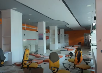 Pamje të turpshme/ Shihni si është shkatërruar qendra “ADISA” në Gjirokastër (ngjitur me komisariatin e policisë)