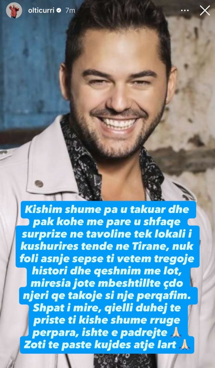 “Zoti të pastë kujdes atje lart!”, blogeri tregon takimin e fundit me Shpat Kasapin