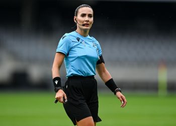 Europiani U-21 2027 / Emanuela Rusta & trupa shqiptare e arbitrave gjykojnë ndeshjen Spanjë – San Marino
