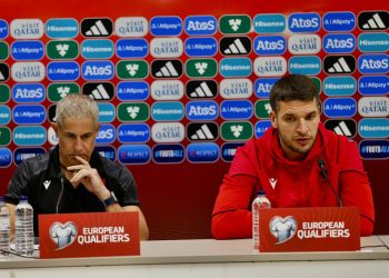 E PLOTË/ “Kemi të njëjtin shpirt gare, do jetë ndeshje delikate”, Sylvinho: Play Off hap i vështirë, mendojmë vetëm për Andorrën