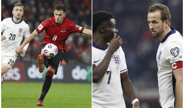 VIDEO/ Zemra nuk mjafton ndaj Anglisë, Shqipëria bie në “Air Albania”, kuqezinjtë japin sinjale pozitive para Play Off