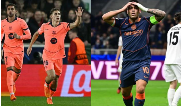 VIDEO/ Barça surprizohet në Champions, Inter dhe City udhëheqin në pjesën e parë