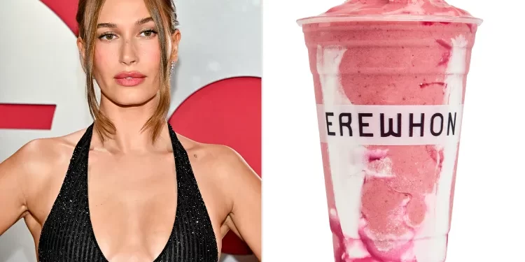 Erewhon heq emrin e Hailey Bieber nga smoothie-i i famshëm “Strawberry Glaze”, përse vallë?