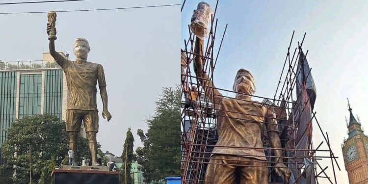 Statuja më e lartë në botë, India nderon Leo Messin